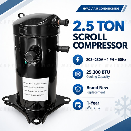 Scroll compressor 208 230v - scroll, 208-230v
