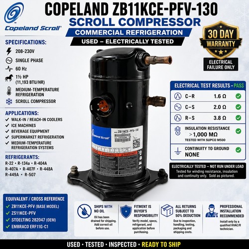 Copeland zb11kce pfv 130 - copeland, zb11kce-pfv-130